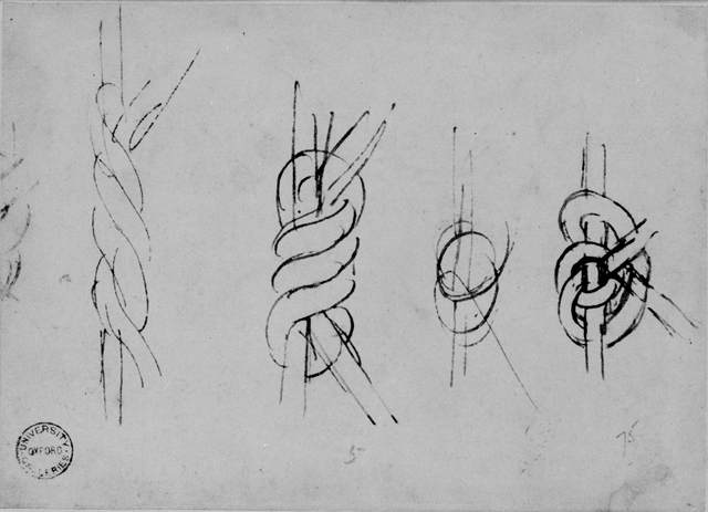 Five Sketches of Strapwork (verso) by RAFFAELLO Sanzio