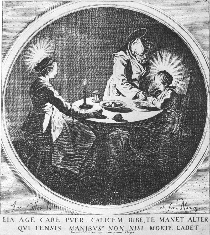 The Holy Family at Table by