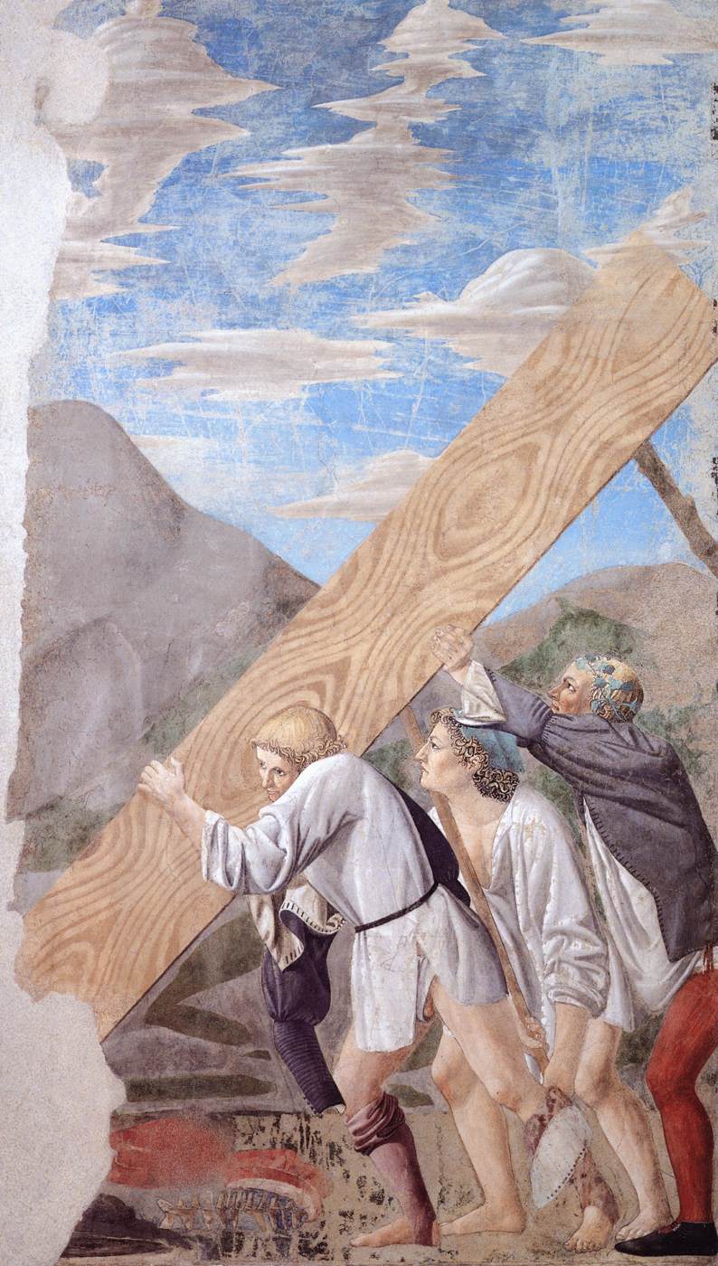 3. Burial of the Holy Wood by PIERO DELLA FRANCESCA