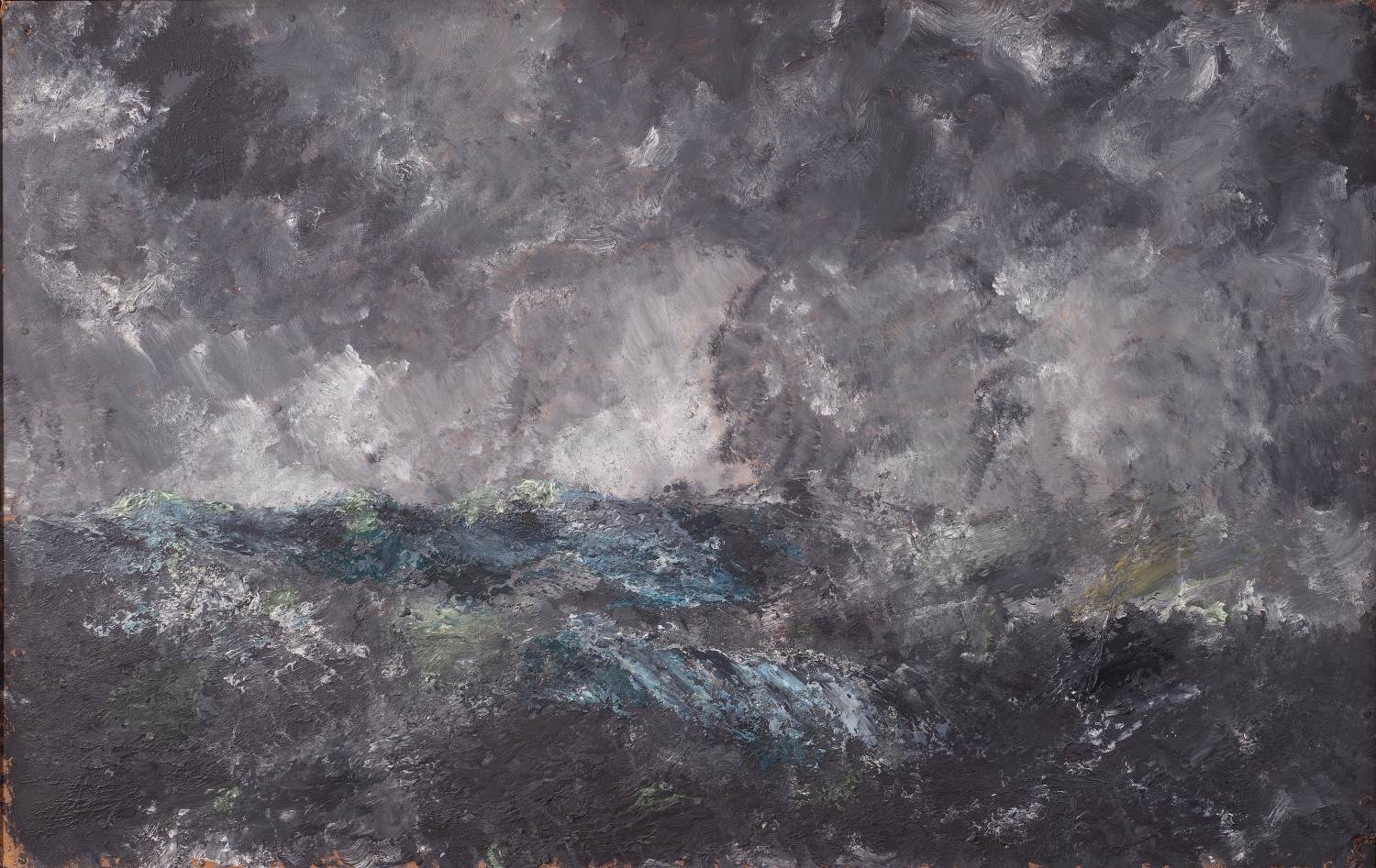 "Storm in the Skerries. "The Flying Dutchman" by STRINDBERG, August