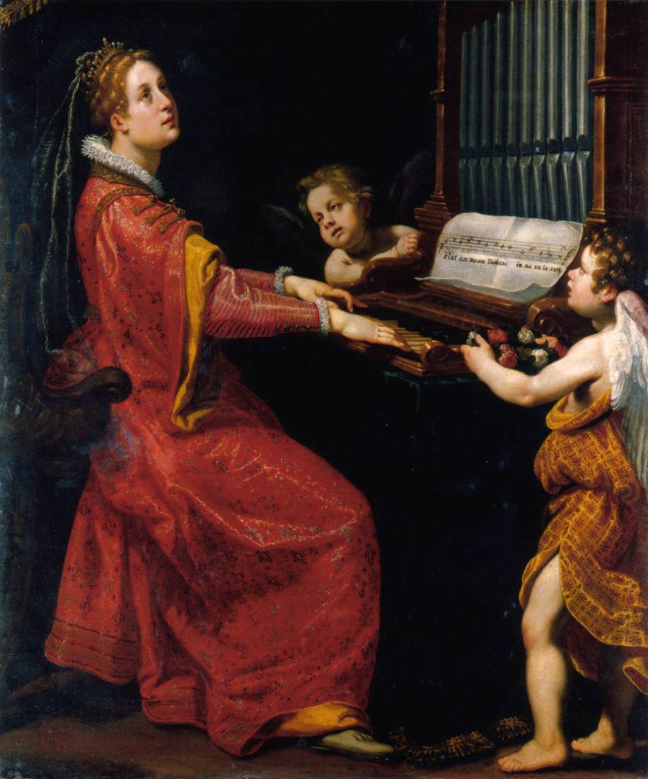 St Cecilia by ROSSELLI, Matteo