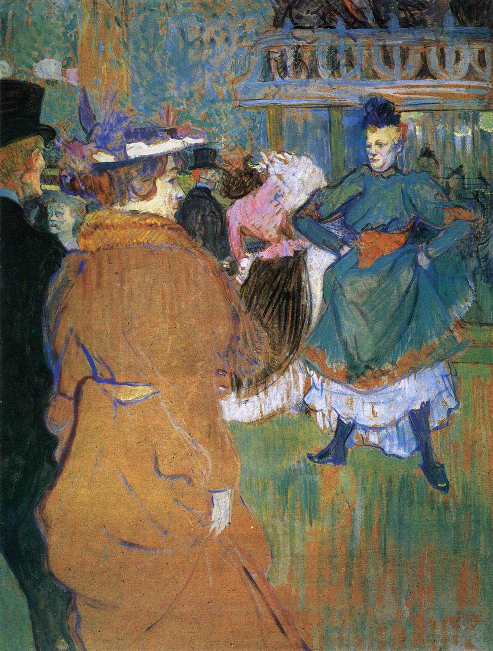 At the Moulin Rouge: Start of the Quadrille by TOULOUSE-LAUTREC, Henri de