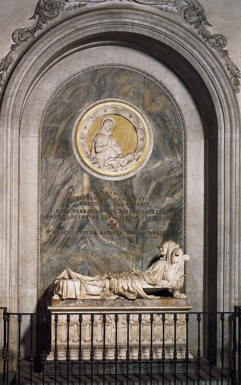 Tomb of Princess Sophia Zamoyska by BARTOLINI, Lorenzo