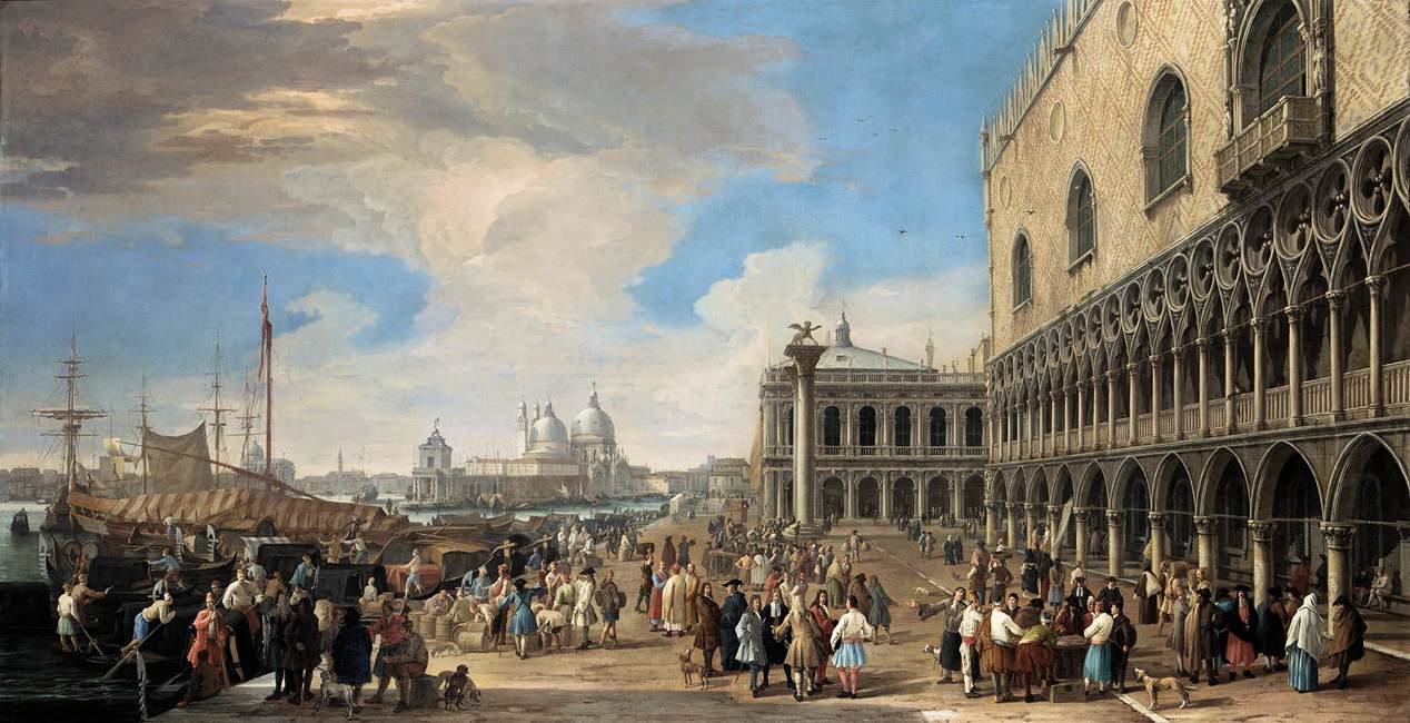 Venice: A View of the Molo by CARLEVARIS, Luca