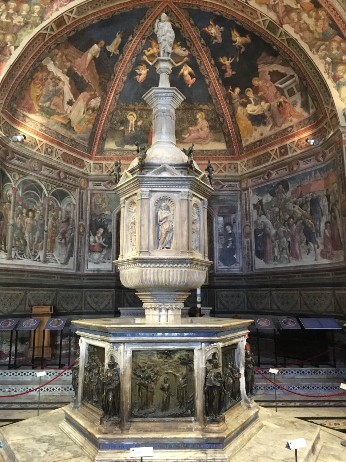 Baptismal font by