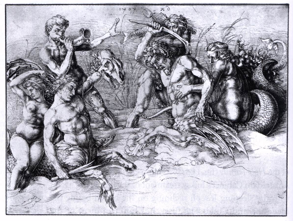 Battle of the Sea Gods by DÜRER, Albrecht