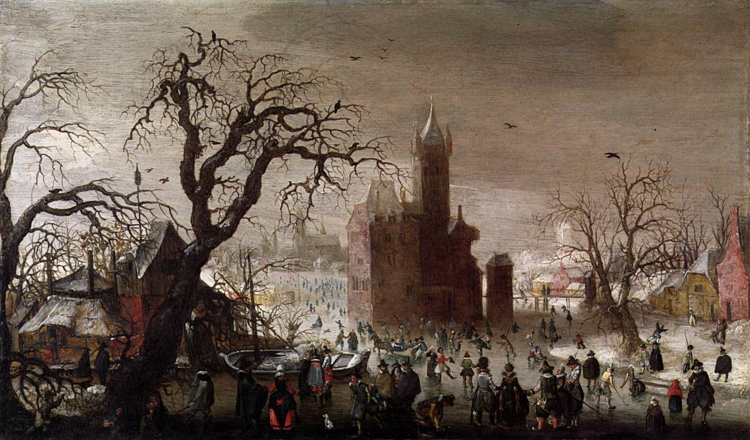 Winter Landscape by BERGHE, Christoffel van den