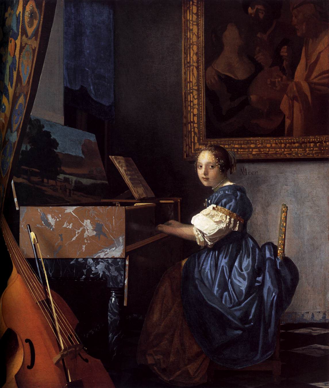 Lady Seated at a Virginal by