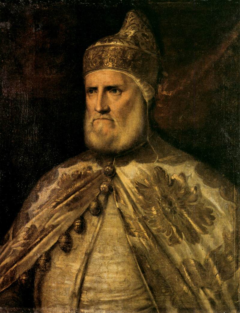 Doge Andrea Gritti by TIZIANO Vecellio