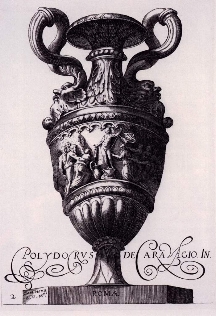 Design for a Vase by POLIDORO DA CARAVAGGIO