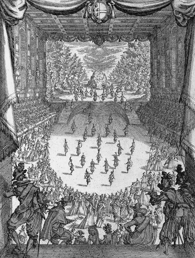 Interlude in the Medici Theater by CALLOT, Jacques