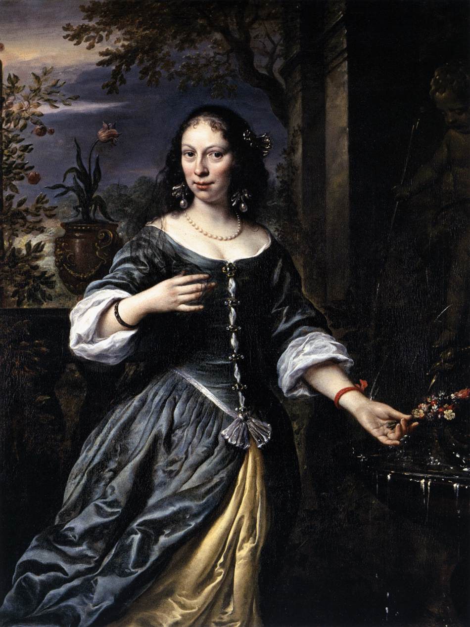 Portrait of Margaretha Tulp by FLINCK, Govert Teunisz.