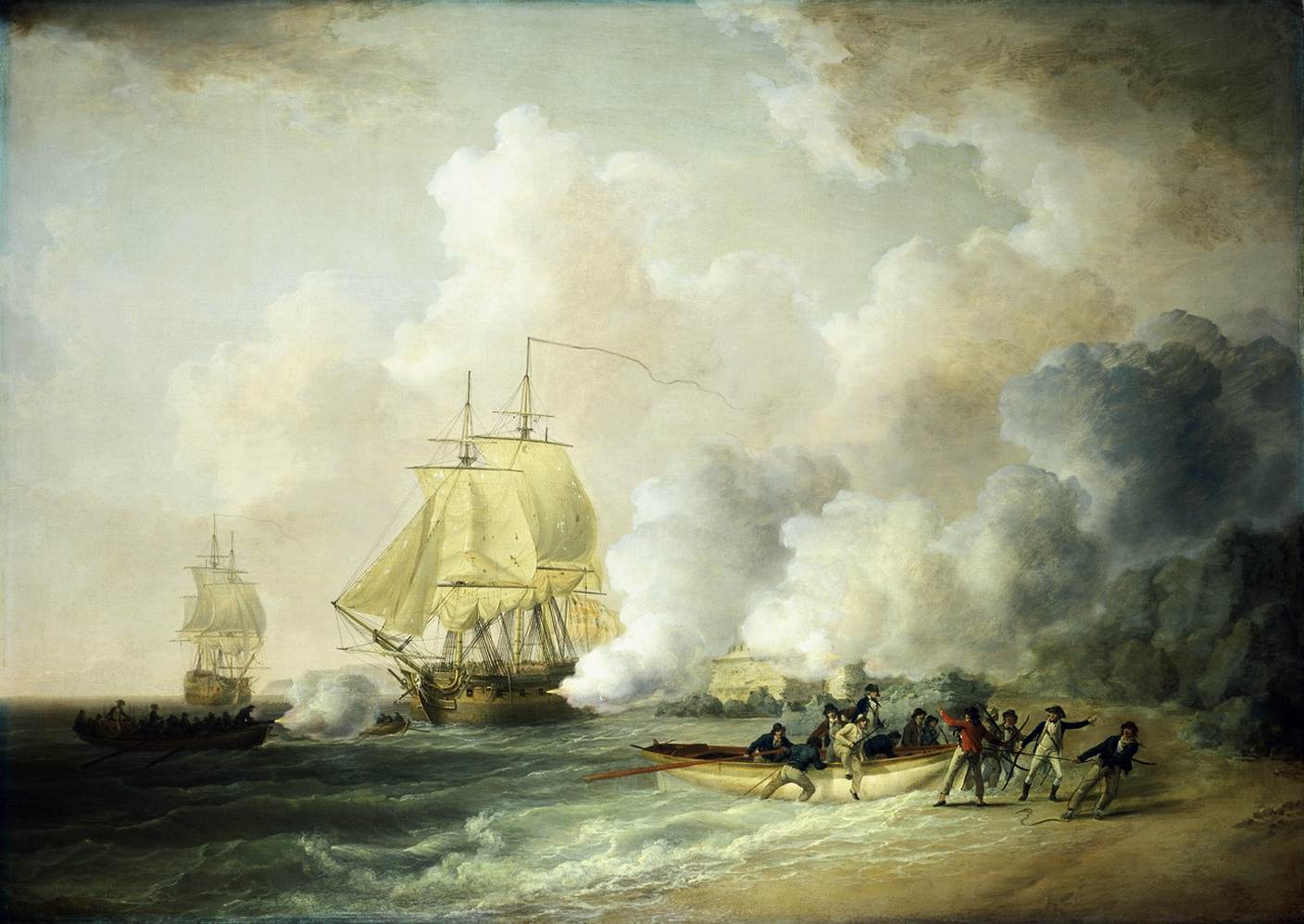 The Capture of Fort Saint Louis, Martinique by ANDERSON, William