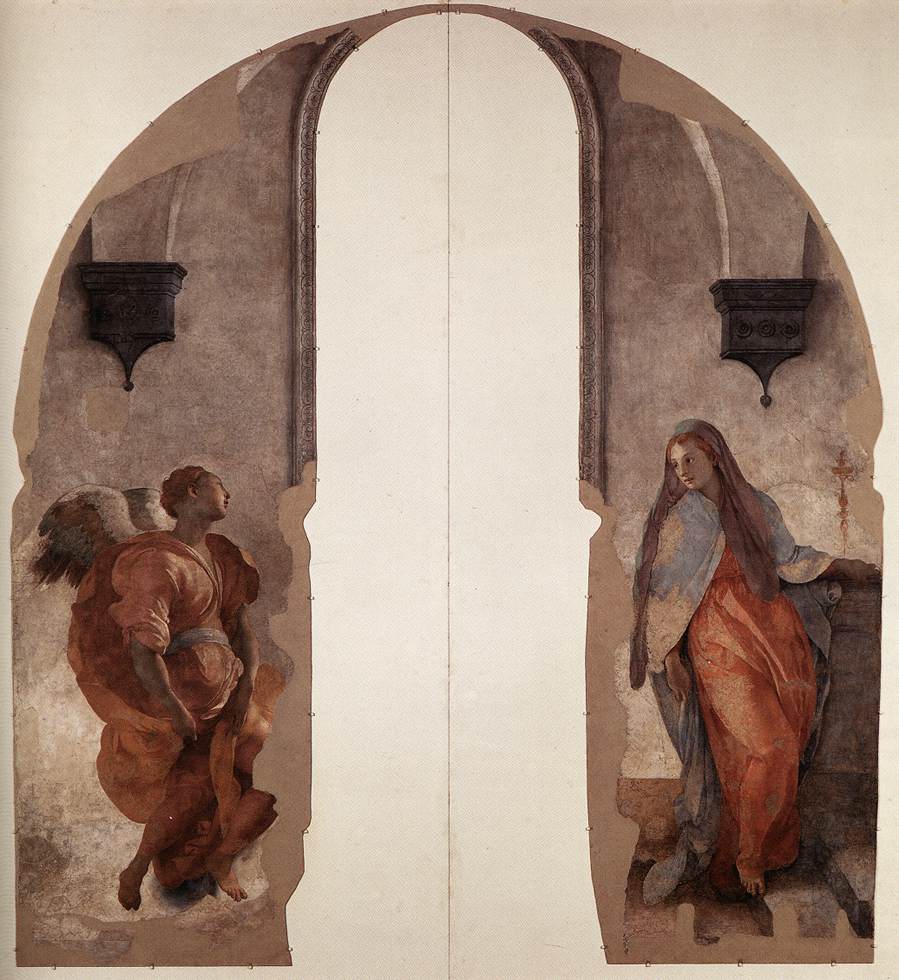 Annunciation by PONTORMO, Jacopo