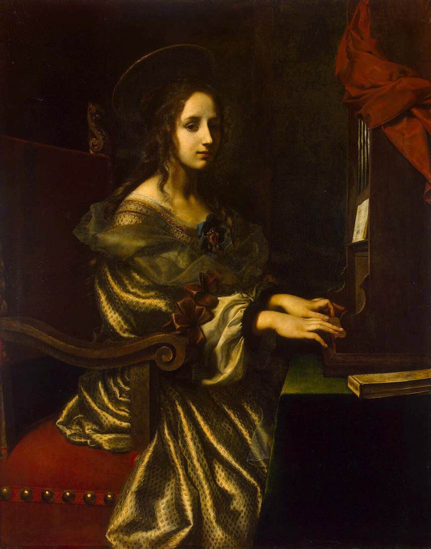 St Cecilia by DOLCI, Carlo