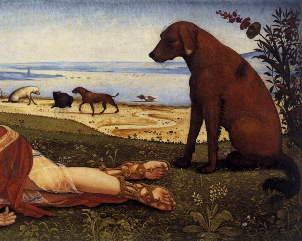 The Death of Procris (detail) by PIERO DI COSIMO