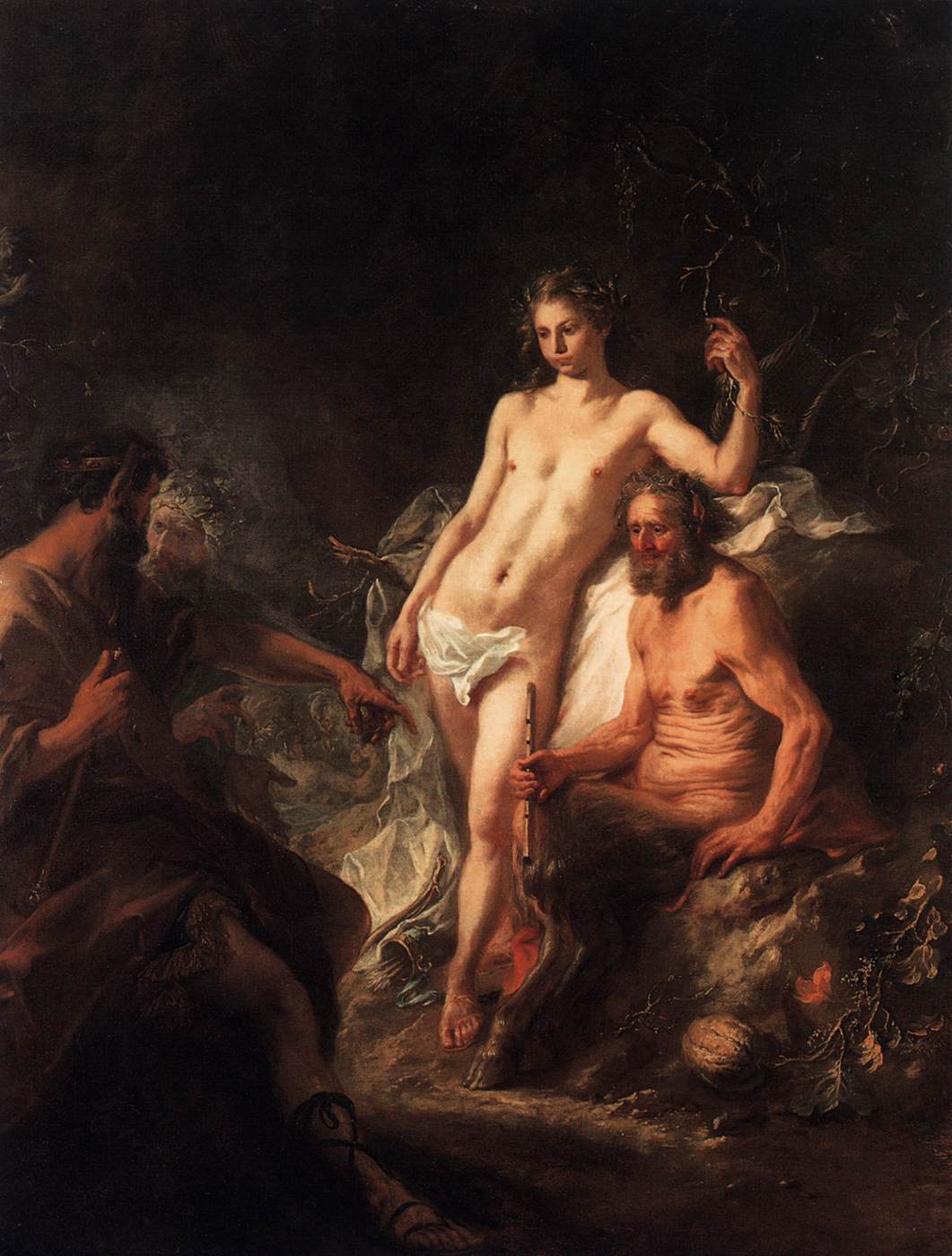 The Judgment of King Midas between Apollo and Marsyas by SCHMIDT, Martin Johann