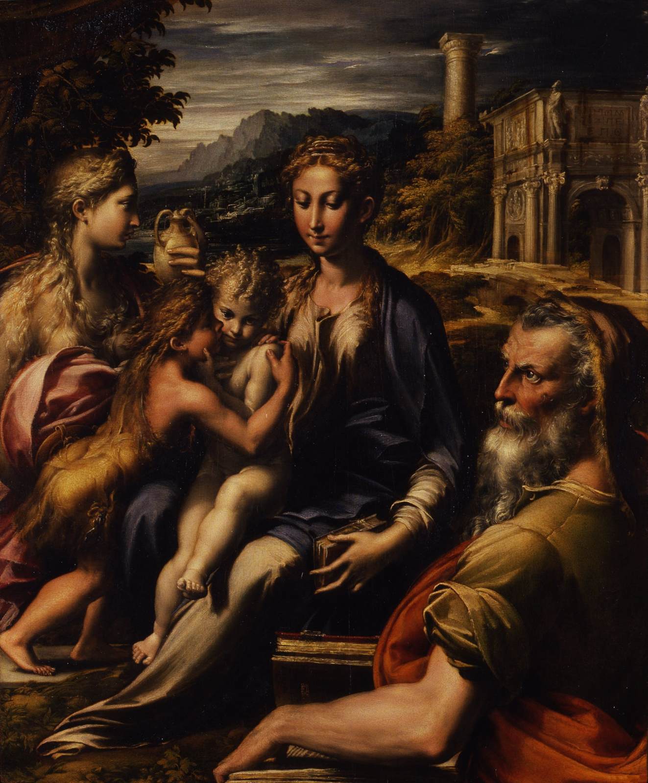 Madonna and Child with Saints by PARMIGIANINO