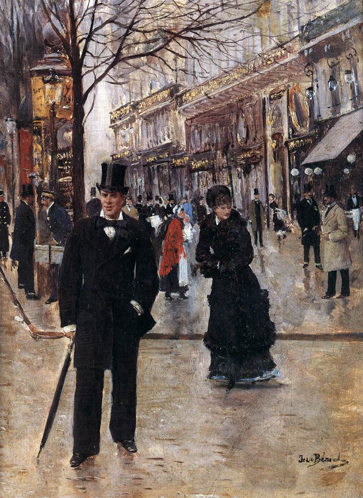 On the Boulevard by BÉRAUD, Jean