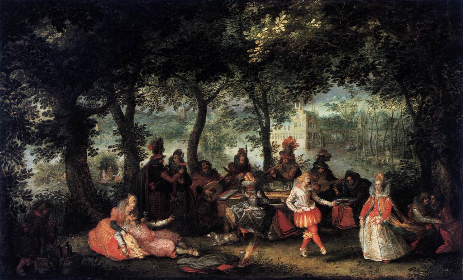 Music-making Company in the Open by VINCKBOONS, David