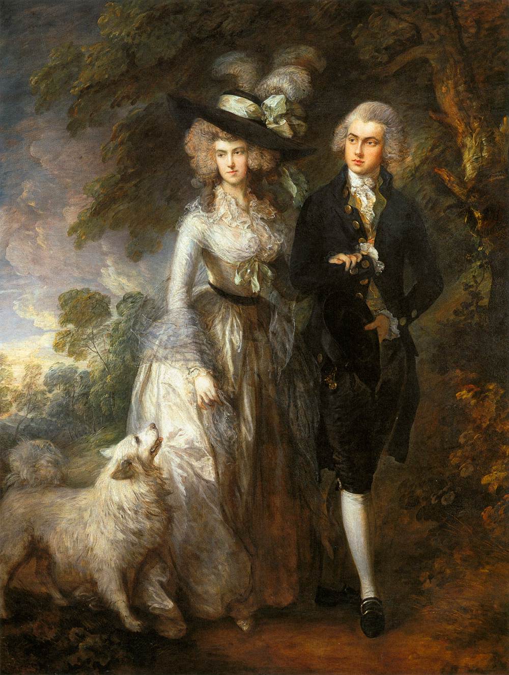 Mr and Mrs William Hallett ('The Morning Walk') by