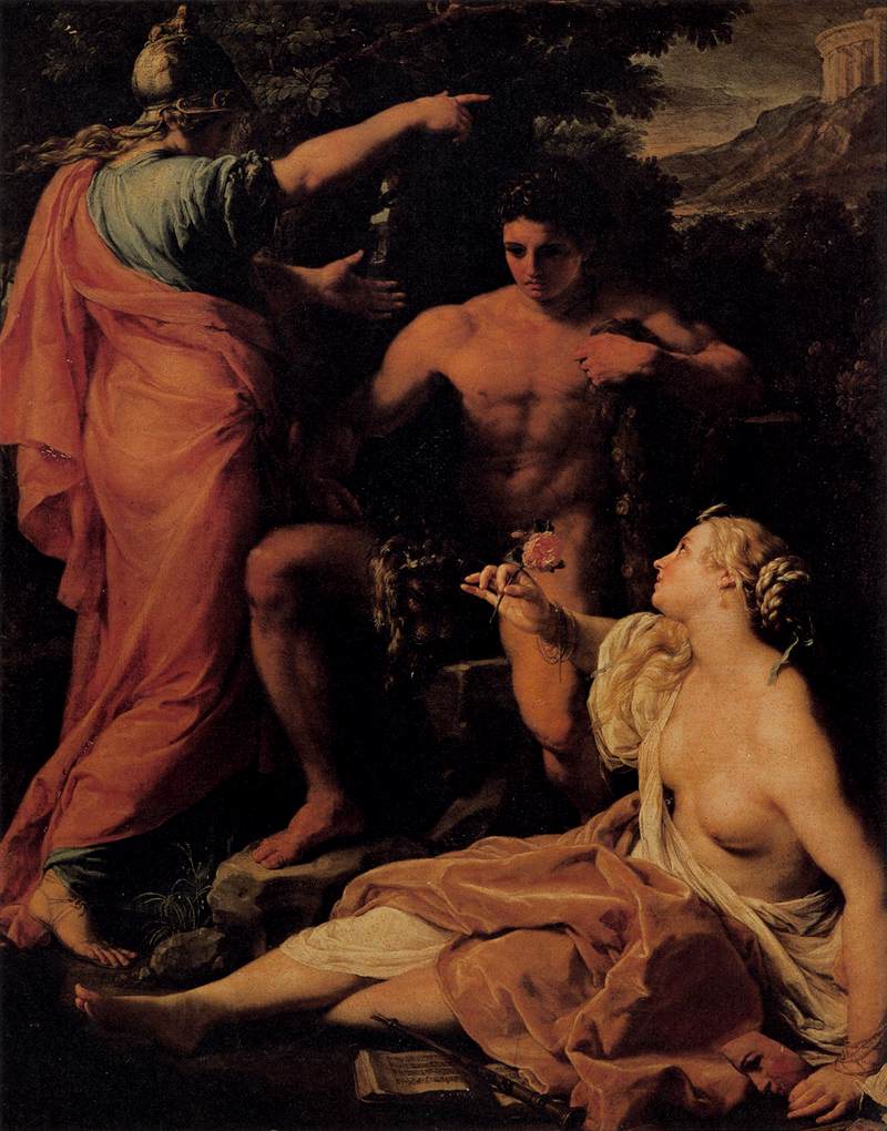 Hercules at the Crossroads by BATONI, Pompeo