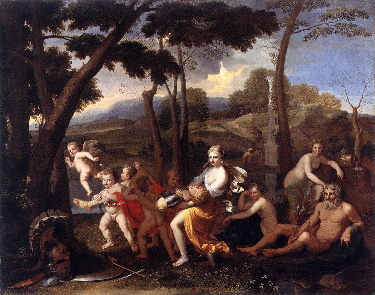 The Abduction of Rinaldo by POUSSIN, Nicolas