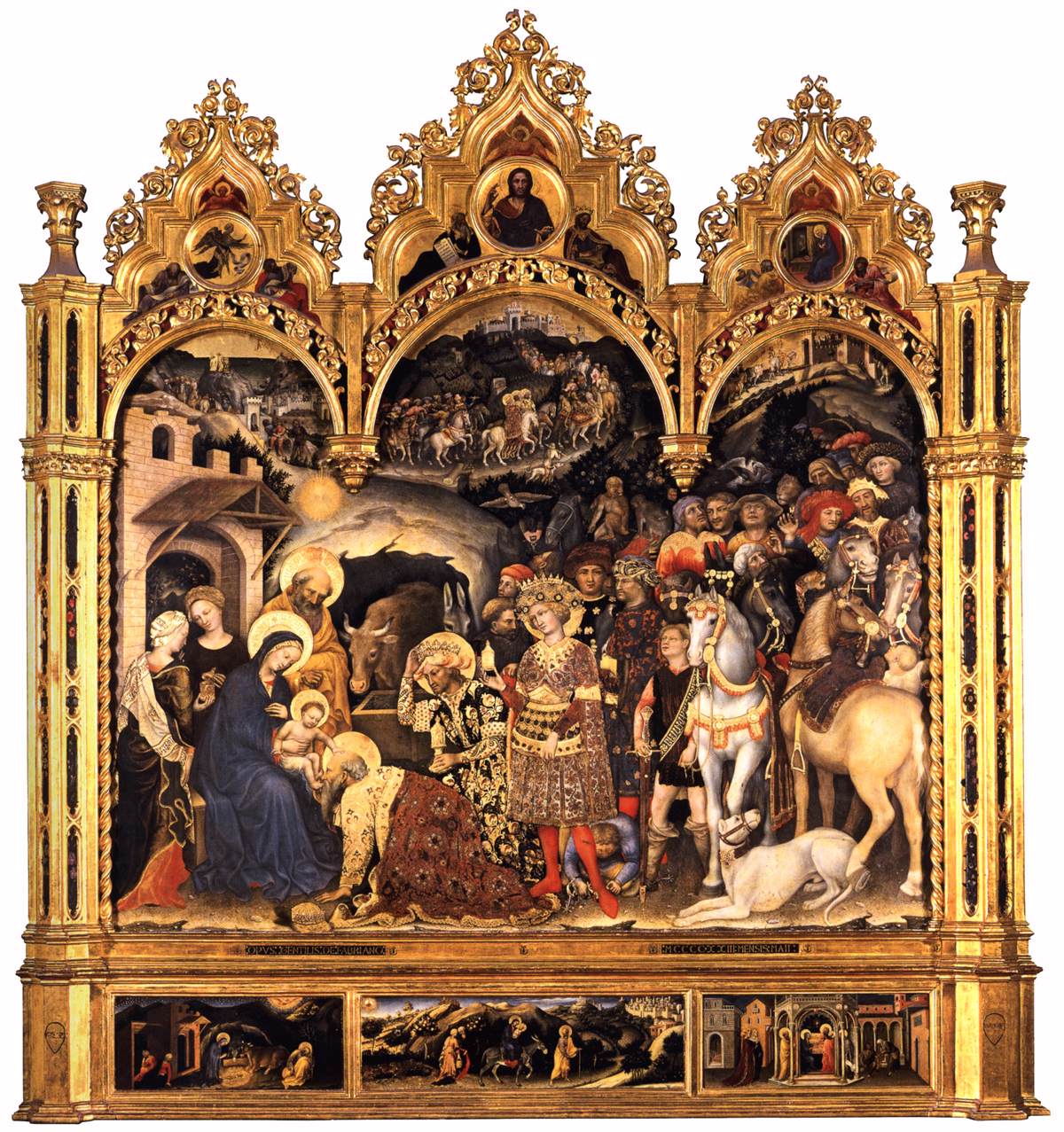 Adoration of the Magi by GENTILE DA FABRIANO