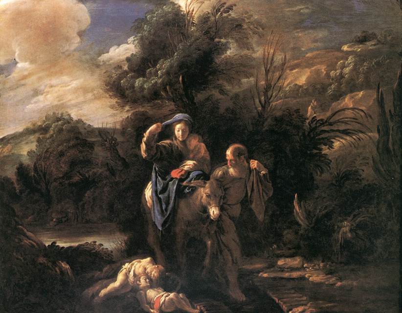 Flight to Egypt by FETTI, Domenico