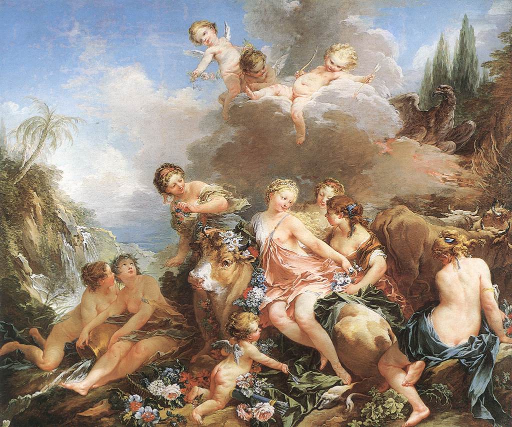 The Rape of Europa by BOUCHER, François