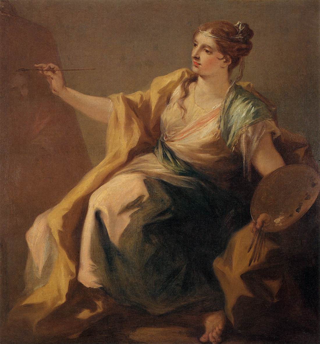 Allegory of Painting by PELLEGRINI, Giovanni Antonio