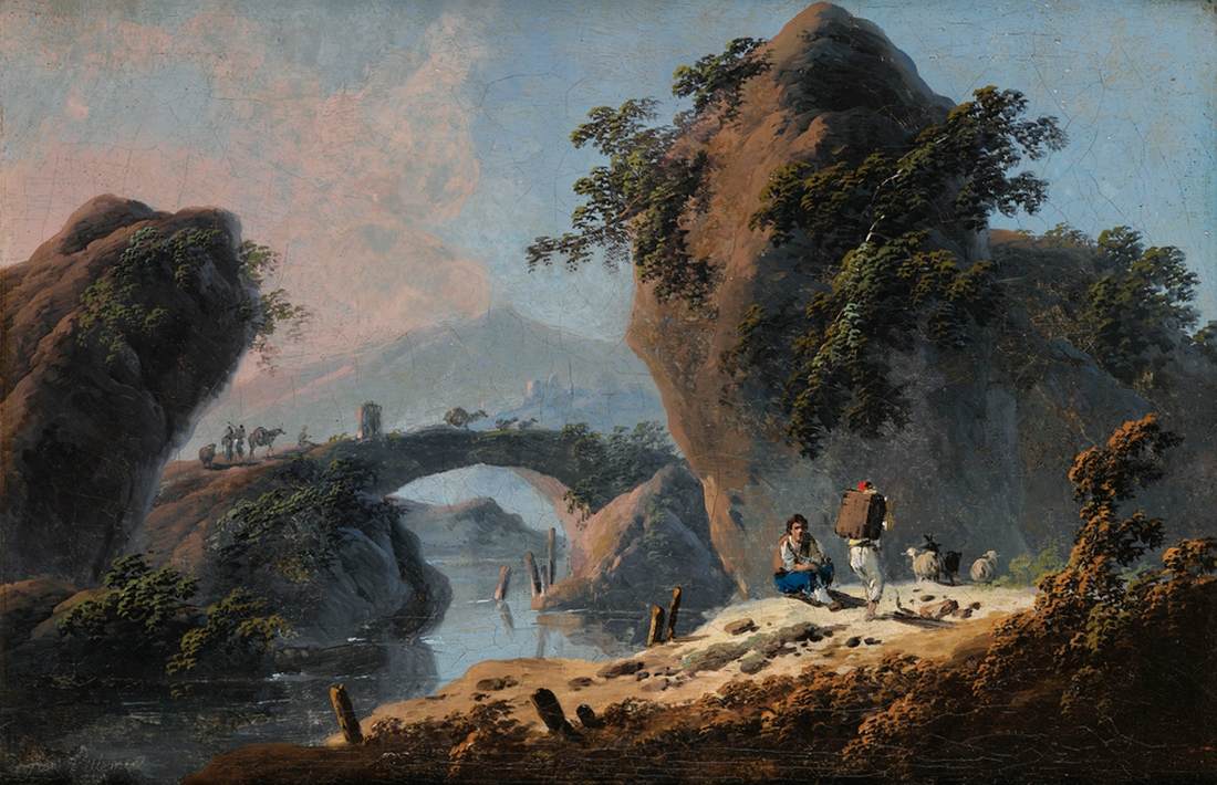 River Landscape by PILLEMENT, Jean-Baptiste