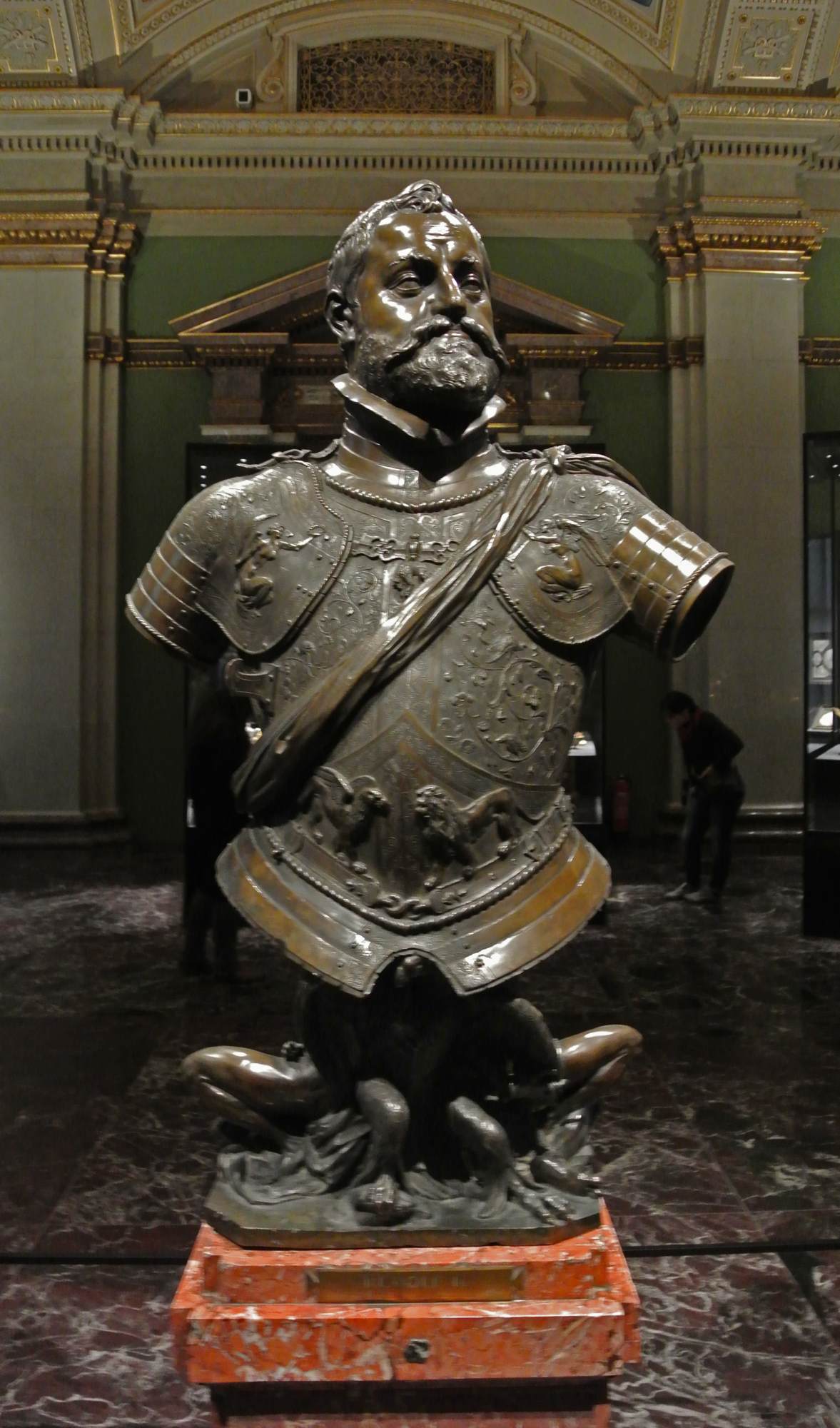 Bust of Holy Roman Emperor Rudolf II by VRIES, Adriaen de