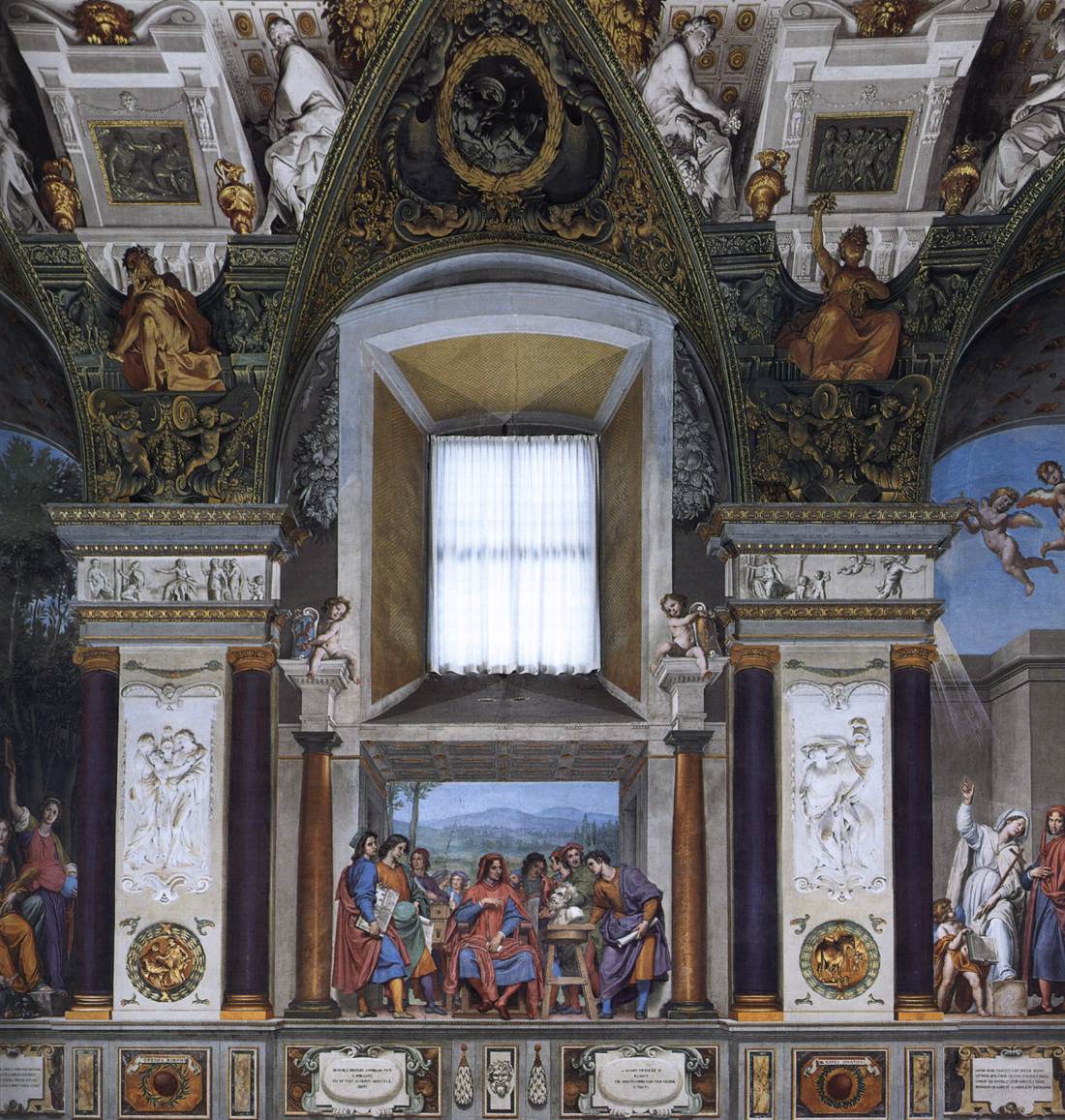 View of the west wall (detail) by VANNINI, Ottavio