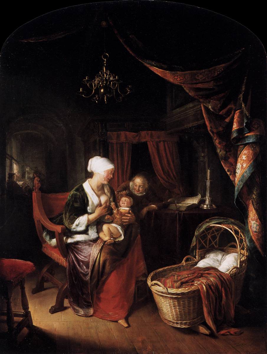 The Young Mother by DOU, Gerrit