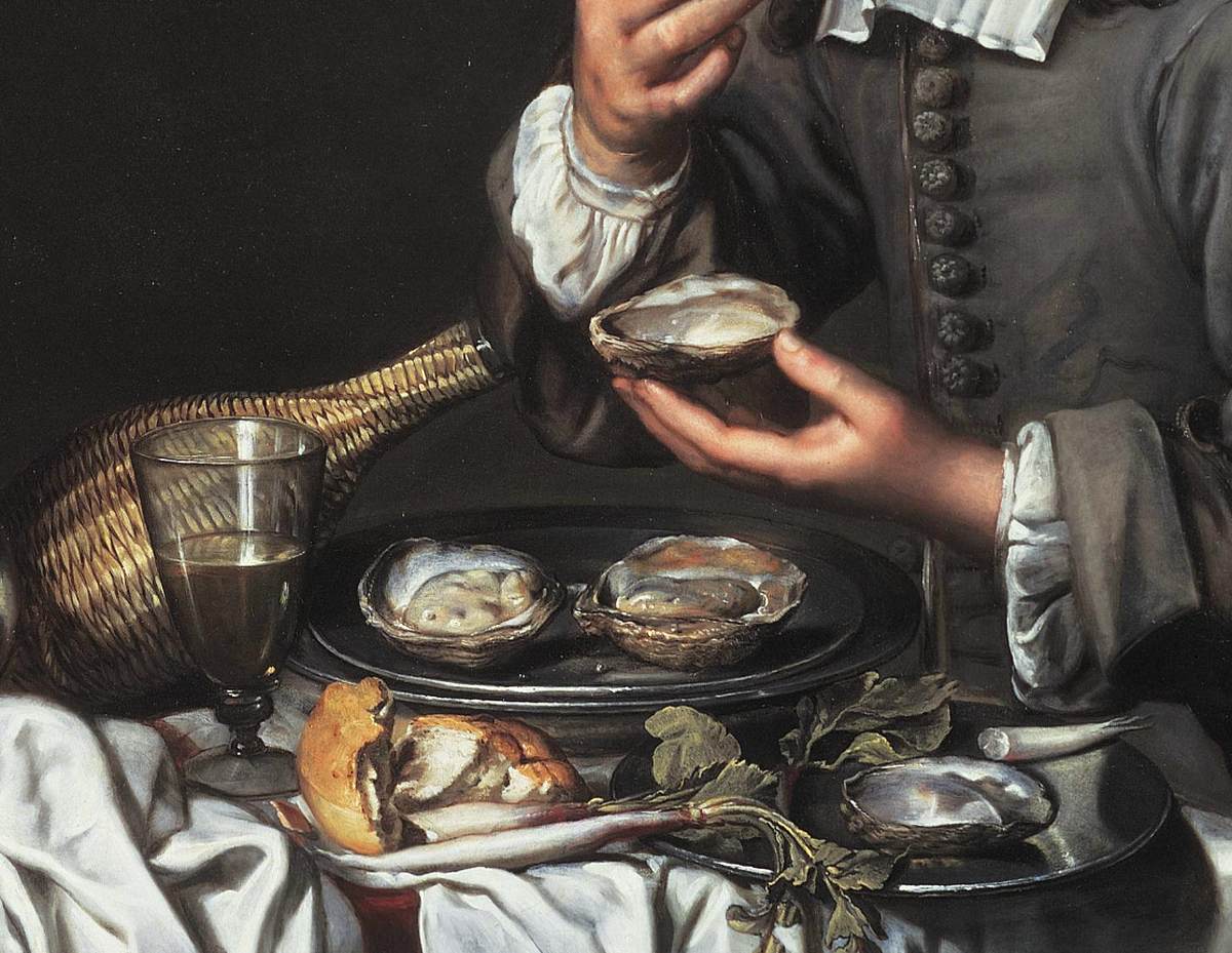 The Oyster Eater (detail) by STRÉSOR, Henri