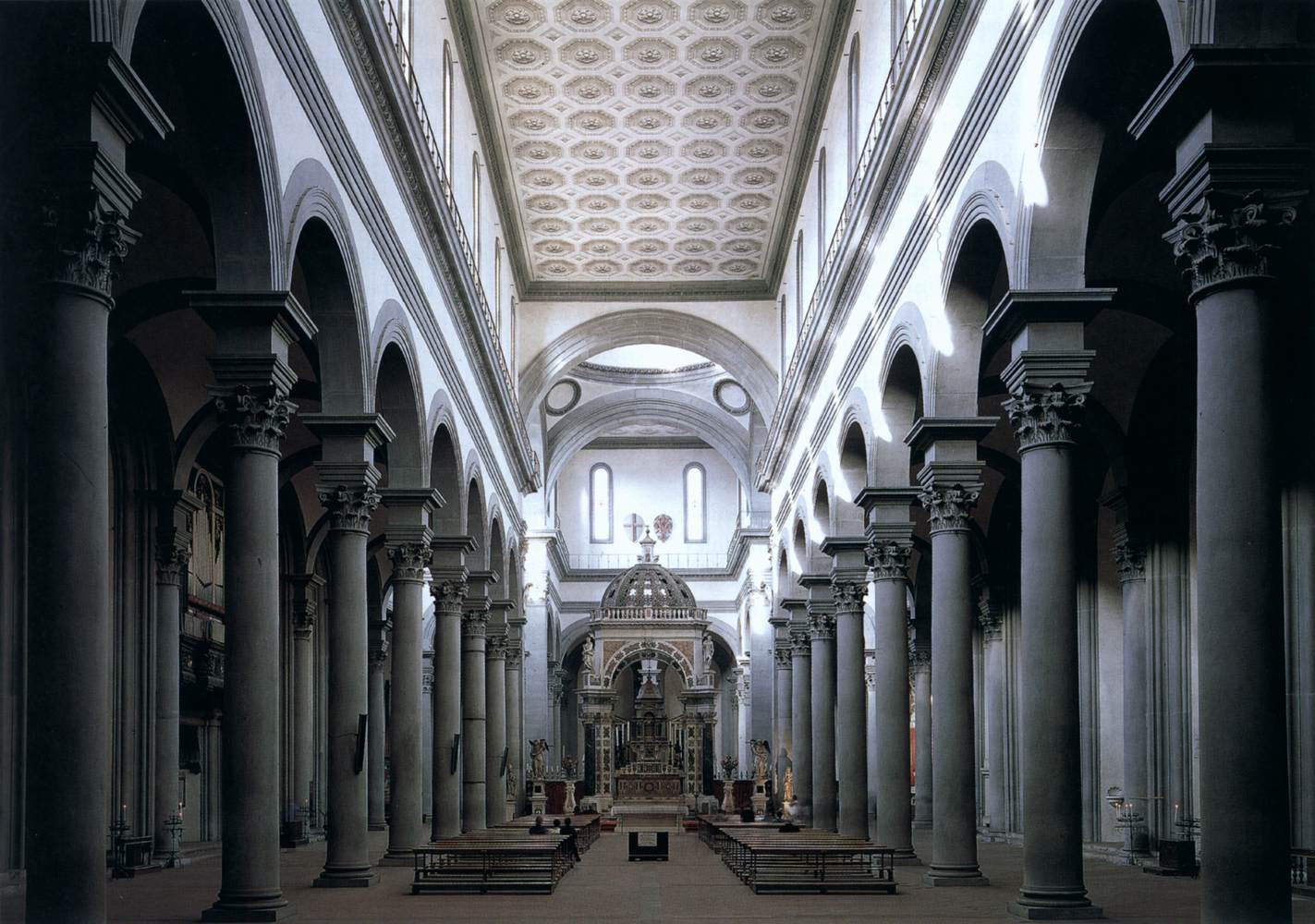 Santo Spirito: View of the nave and choir by