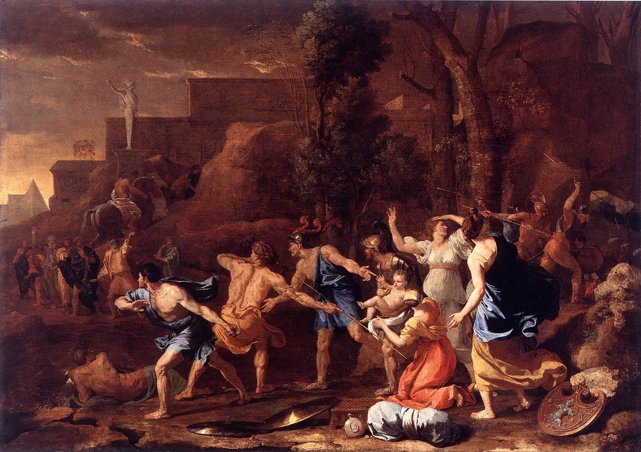 Rescue of Young King Pyrrhus by POUSSIN, Nicolas