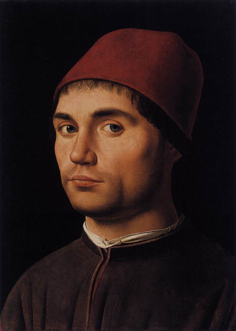 Portrait of a Man by ANTONELLO da Messina