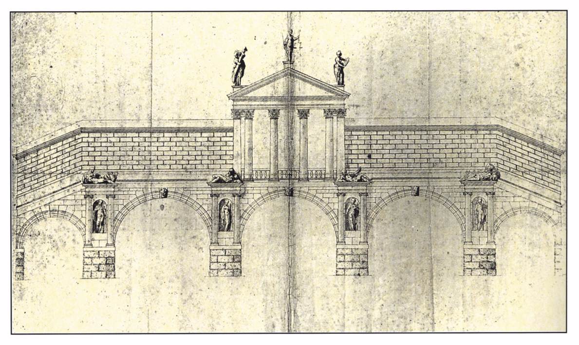 Project for the Rialto Bridge, Venice by PALLADIO, Andrea