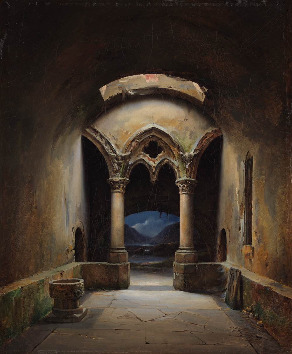 Gothic Chapel by BOUTON, Charles-Marie