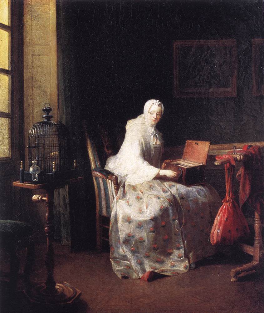 The Canary by CHARDIN, Jean-Baptiste-Siméon