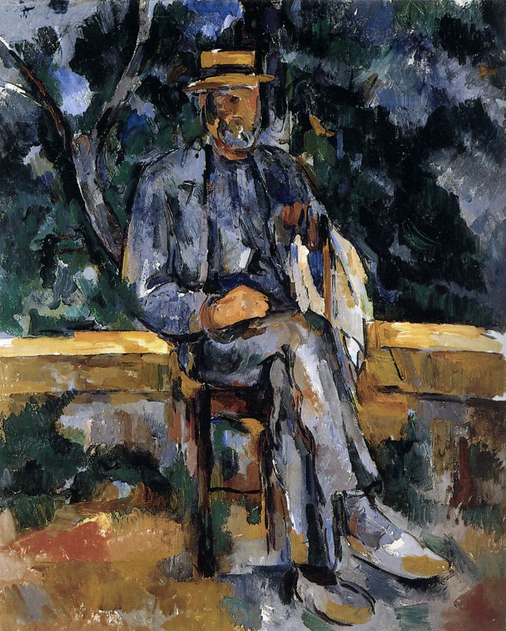 Portrait of a Farmer by CÉZANNE, Paul