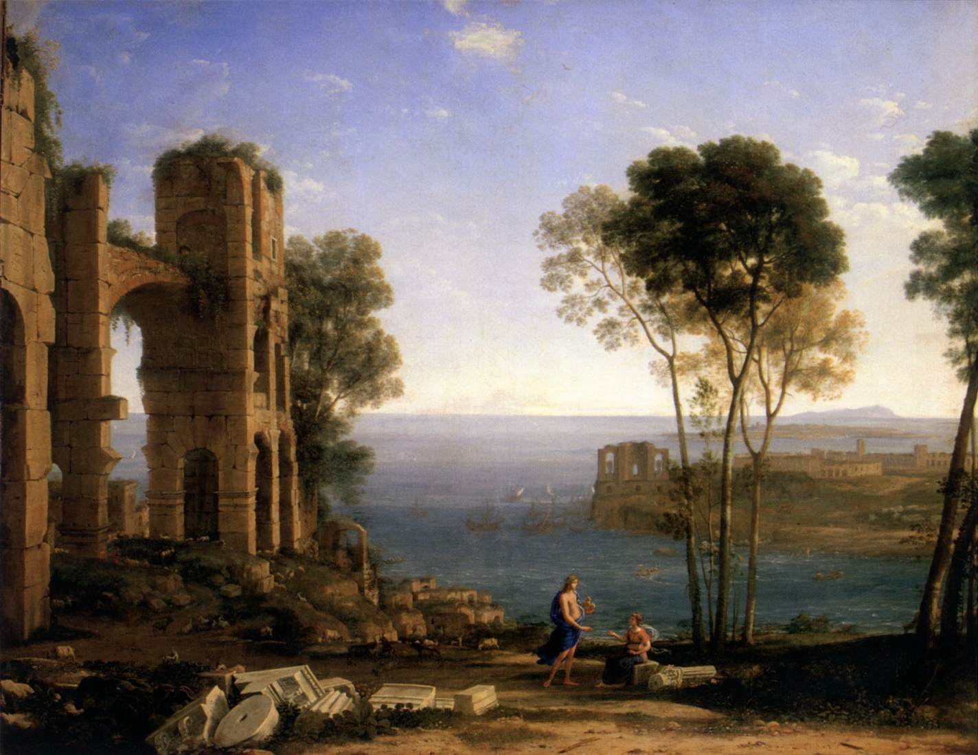 Landscape with Apollo and the Cumaean Sibyl by