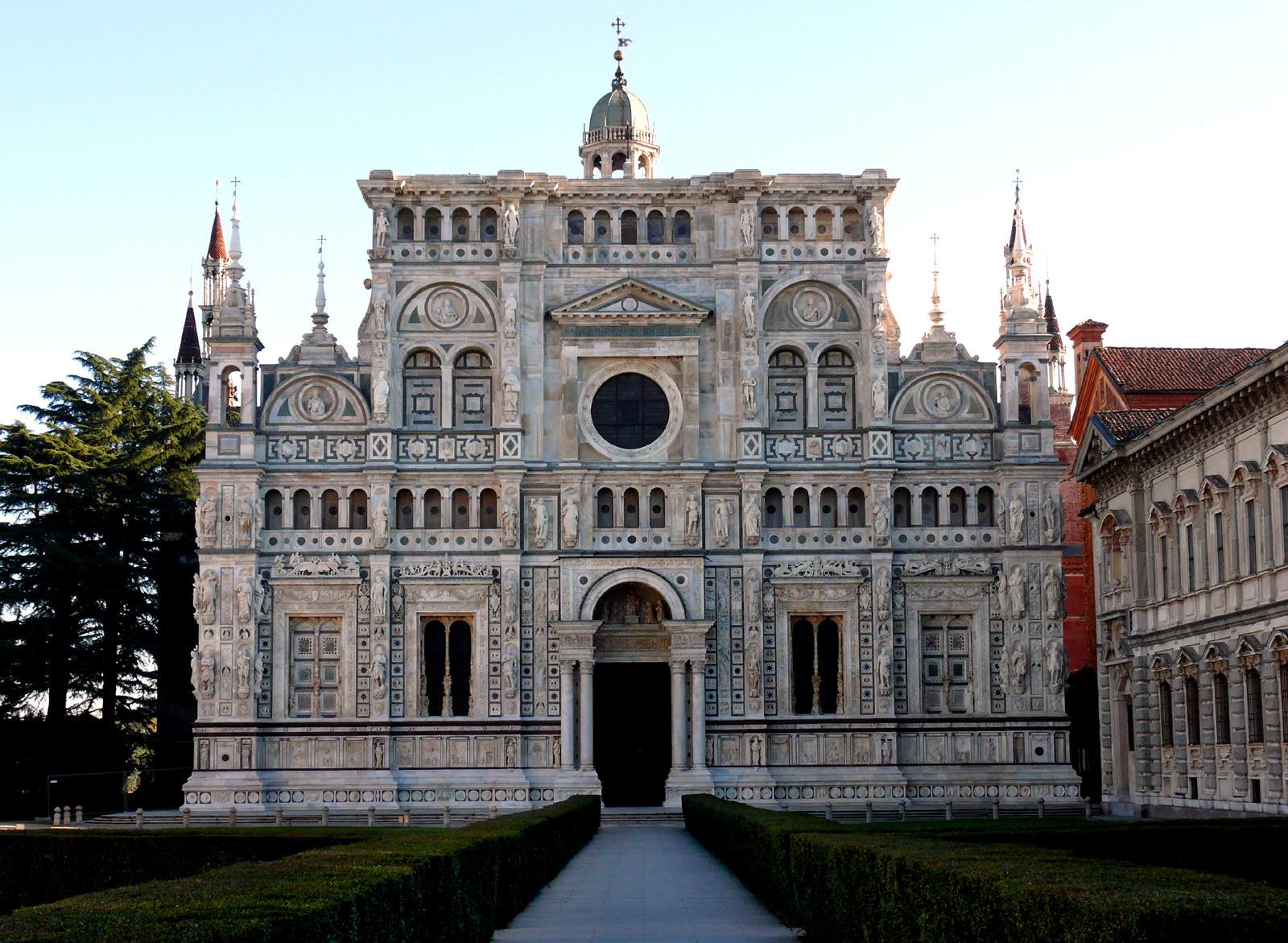 View of the façade by AMADEO, Giovanni Antonio