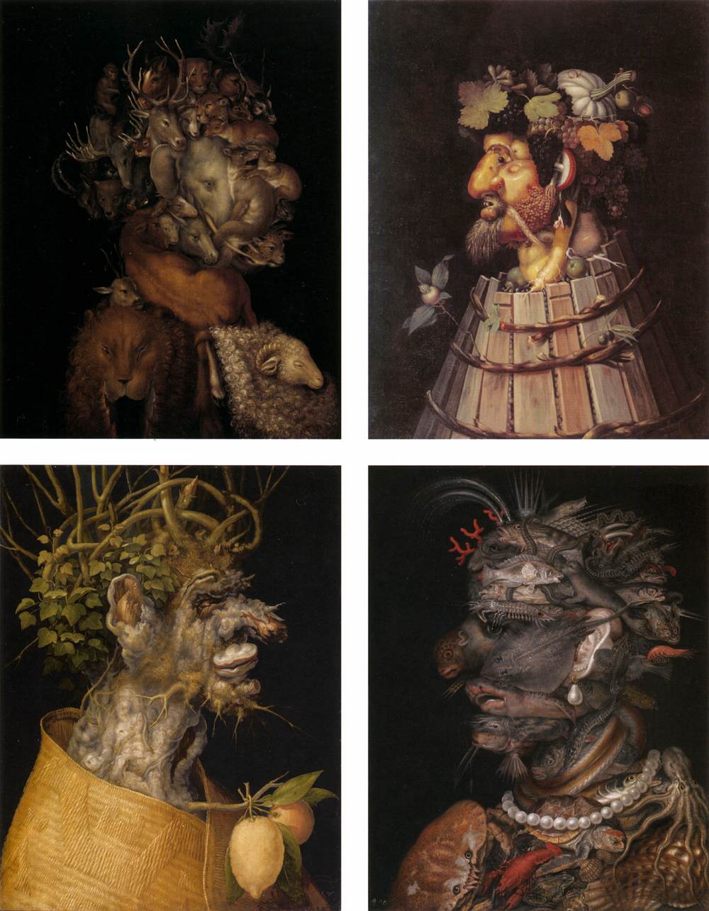 Pairs of Allegories by ARCIMBOLDO, Giuseppe