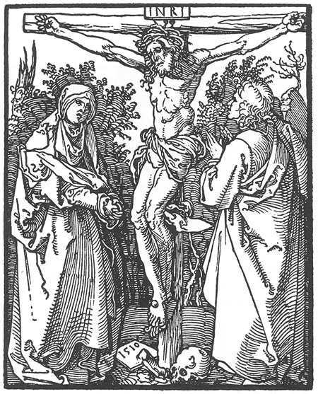 Christ on the Cross with the Virgin and St John by