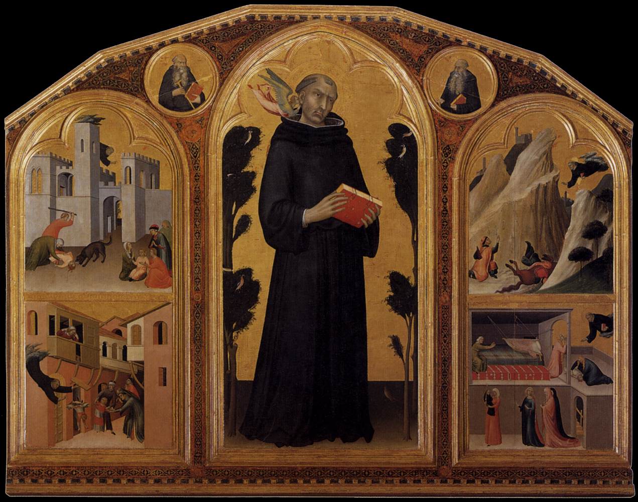 Blessed Agostino Novello Altarpiece by SIMONE MARTINI