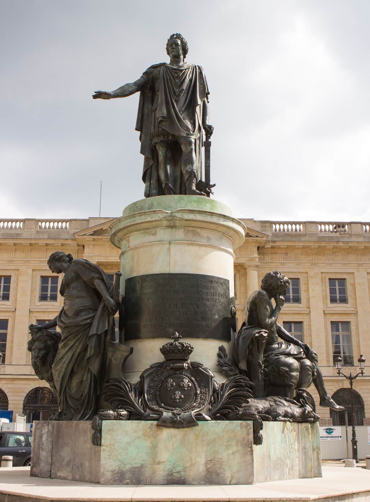 Monument to Louis XV by PIGALLE, Jean-Baptiste