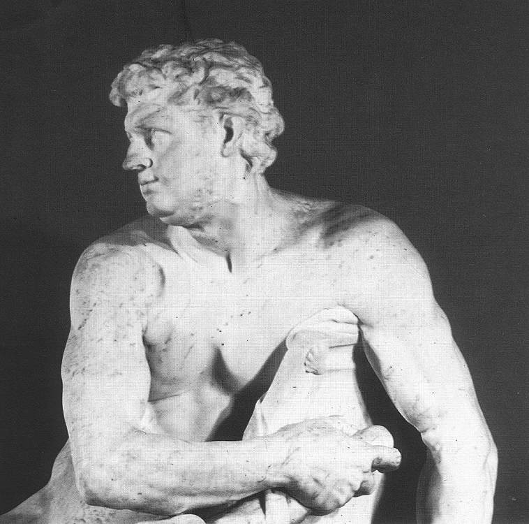 Hercules at Rest (detail) by PUGET, Pierre